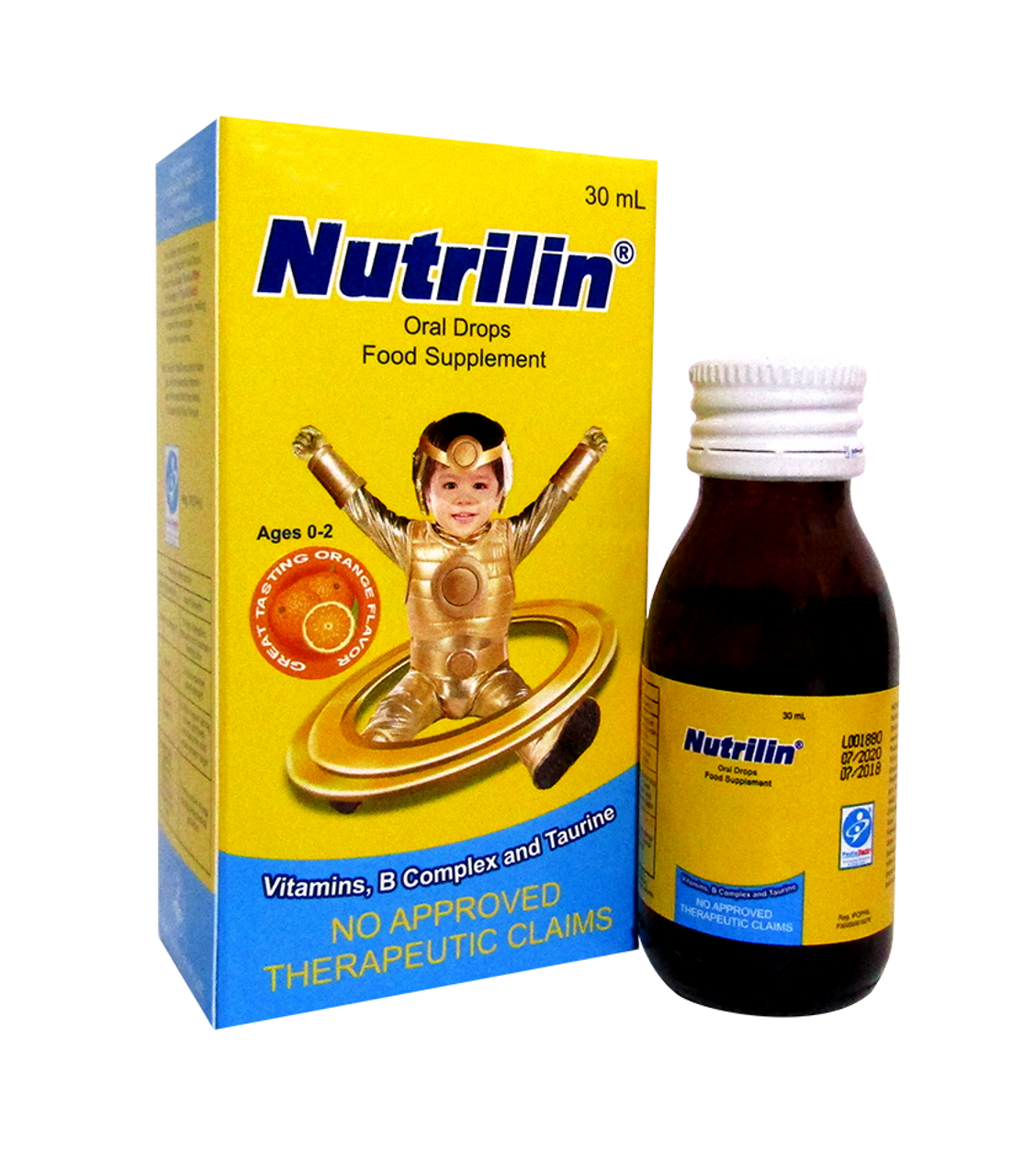 NUTRILIN Vitamins; Minerals Plus Iron; Iodine; taurine and Zinc Syrup 30ml