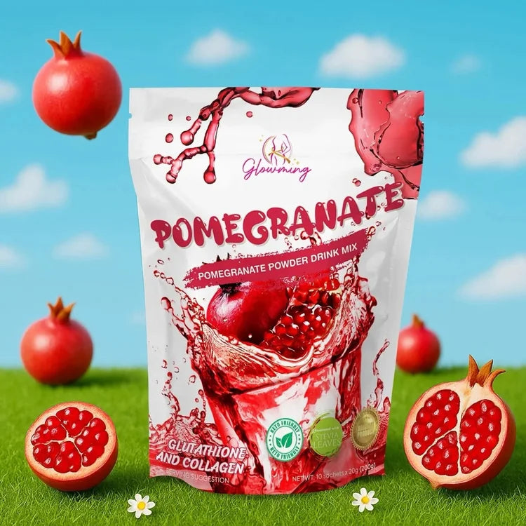 Glowming Pomegranate Powder Drink Mix by Cris Cosmetics