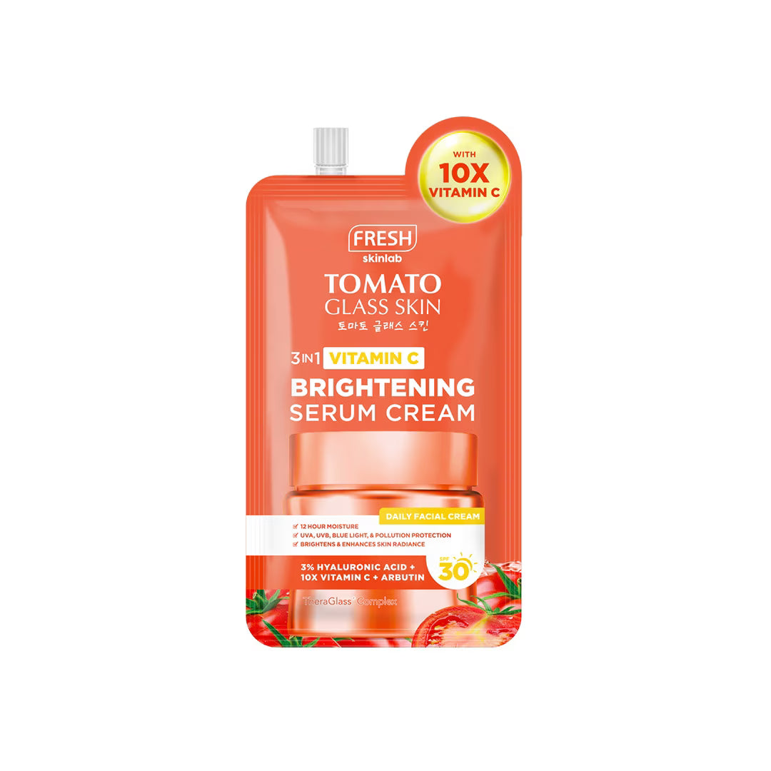 Fresh Skinlab Tomato 3in1 Vitc C Brightening Serum Cream