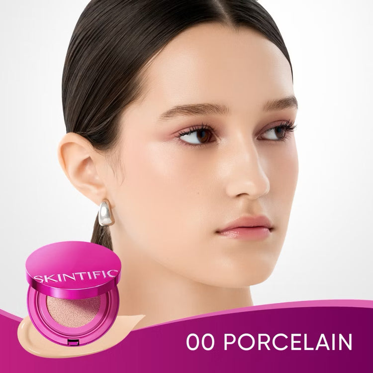 Skintific Cover Glow Perfect Cushion Porcelain