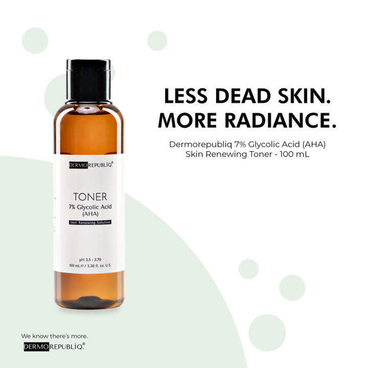 Dermorepubliq 7% Glycolic Acid (AHA) Skin Renewing Toner