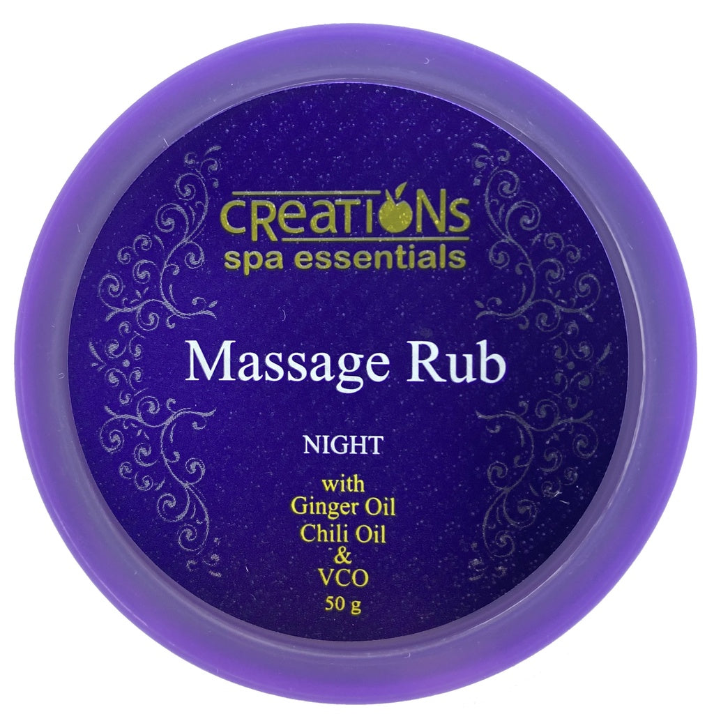 CREATIONS SPA ESSENTIALS 50g MASSAGE RUB PAIN RELIEF RUB-Lavender