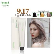 Bremod Premium Light Rice 9.17 (Hair Colorant/ Hair Dye with Oxidizing 12%) Hair Color