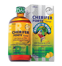 Cherifer Forte Syrup with taurine and Double CGF + Zinc 240 ML