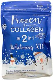Frozen Collagen 2in1 Whitening x10 (Glutathione & Collagen)