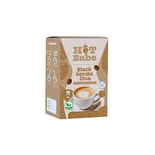 Hot Babe Black Vanilla Chia Coffee by Kiral Celis