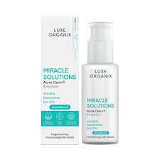 Luxe Organix Miracle Solution Acne Derm + AHA BHA Emulsion