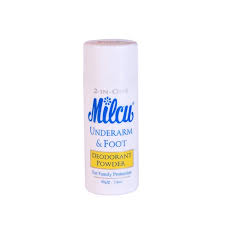 Milcu Underarm & Foot Deodorant Powder 80g