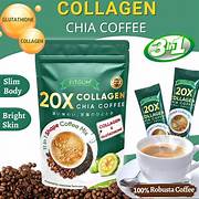 FITGUM 20X Collagen Chia Coffee 120G