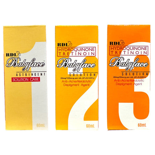 RDL Babyface Astringent Solution #1 #2 #3