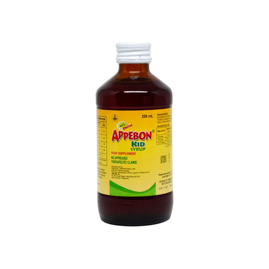 APPEBON Vitamin B Complex, Iron, Lysine, Buclizine HCl Kids Syrup 250mL