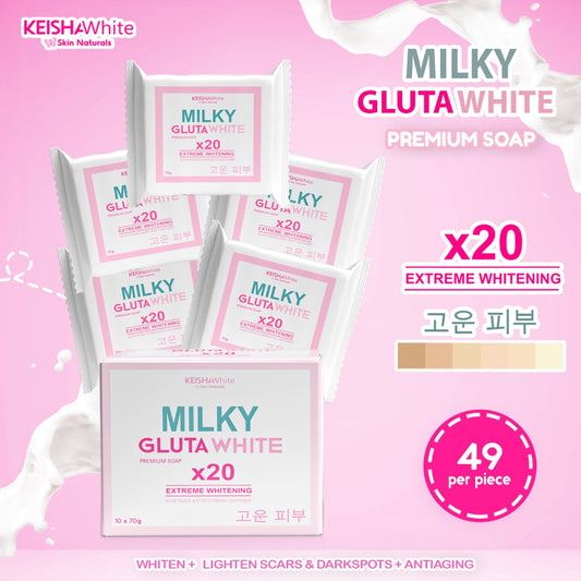 Keisha Milky Gluta Milk Premium Soap 70g