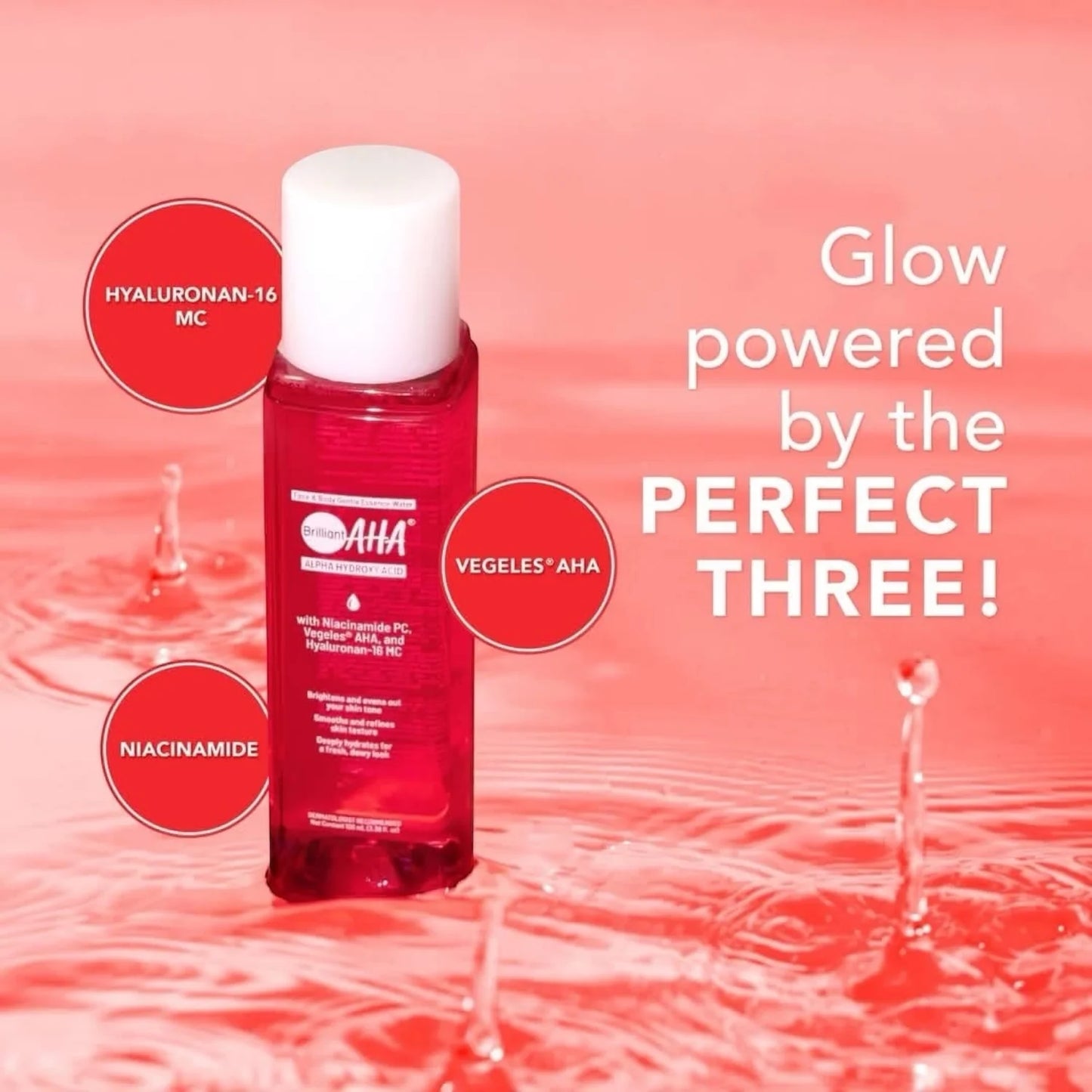 Brilliant AHA Face & Body Essence Water