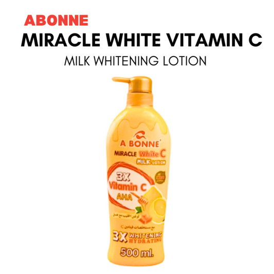Abone Miracle White Vitamin C milk Whitening Lotion 500ml
