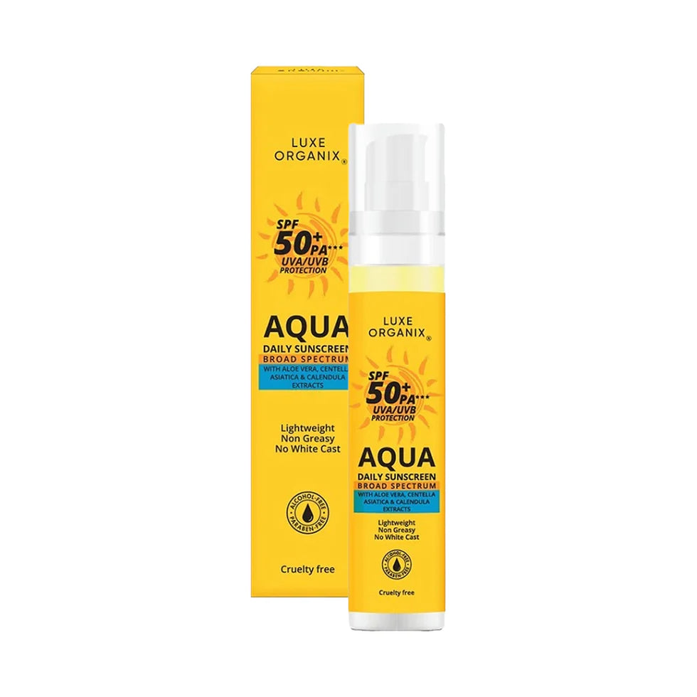 Luxe Organix Aqua Daily Sunscreen SPF50+