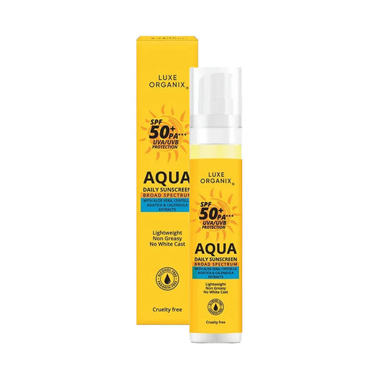 Luxe Organix Aqua Daily Sunscreen SPF50+