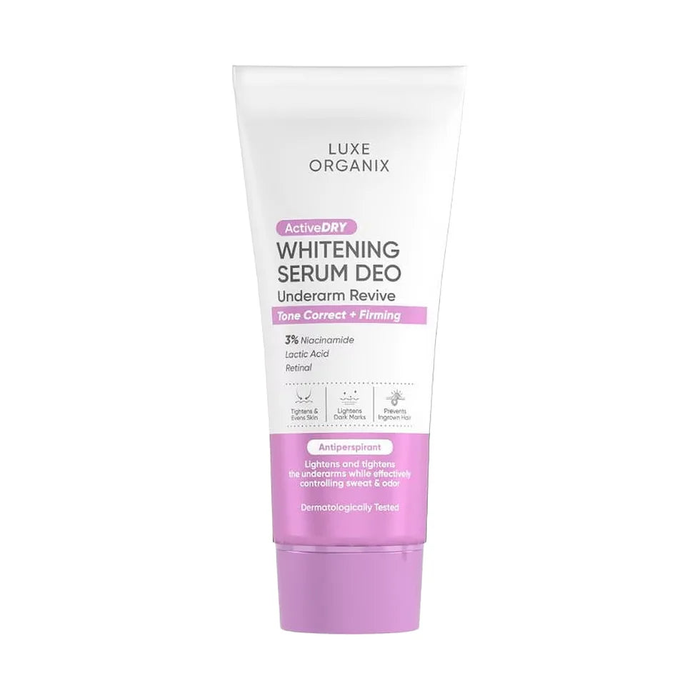 Luxe Organix Active Dry Whitening Serum Deo Underarm Revive 50g