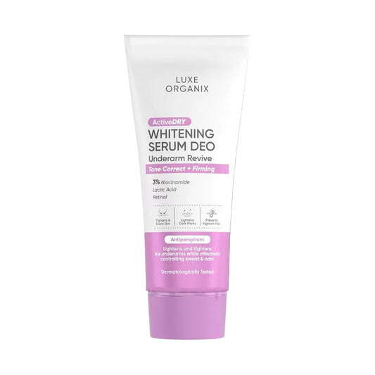 Luxe Organix Active Dry Whitening Serum Deo Underarm Revive 50g