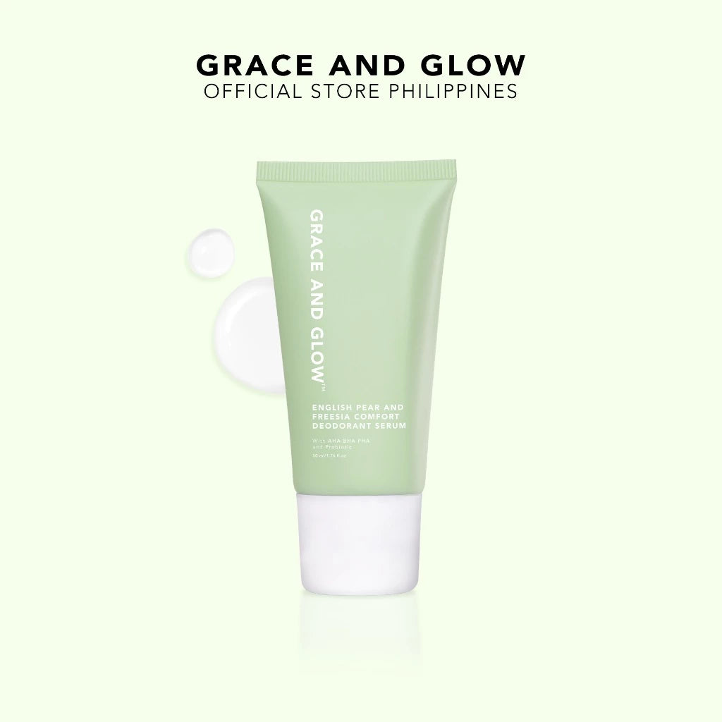 Grace and Glow English Pear and Freesia Comfort Deodorant Serum Pore Care & Freshness All Day