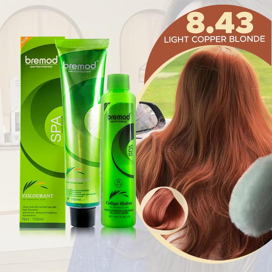 Bremod Light Copper Blonde Hair Color 8.43 100ml
