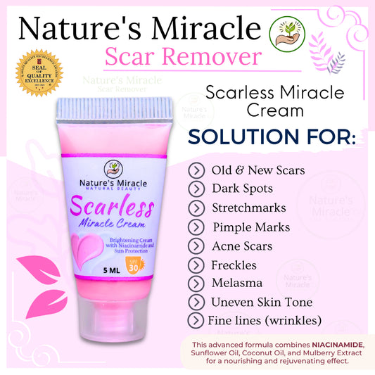 Natures miracle scarless cream