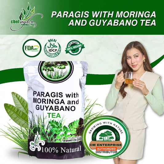 Chef Abys Paragis with Moringa and Guyabano Tea