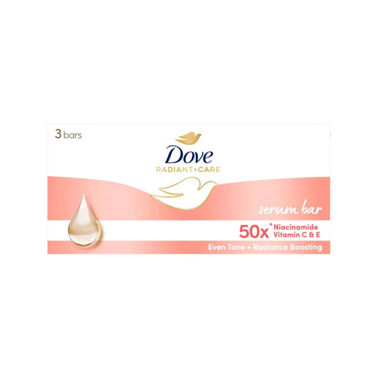 Dove Radiant + Care Serum Bar Niacinamide and Vitamin C&E 3x90g