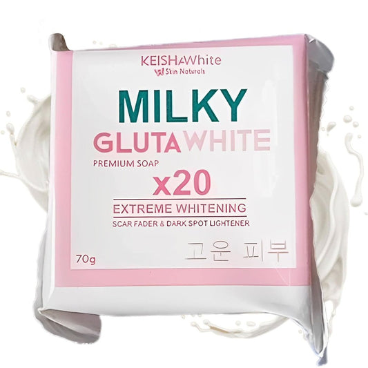 Keisha Milky Gluta White x20 Extreme Whitening Soap