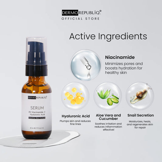 Dermorepubliq - 5% Niacinamide + Hyaluronic Acid