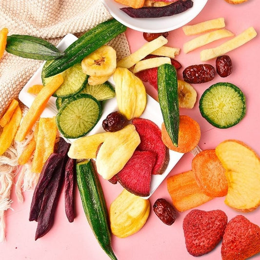 Mr.Squirrel Dried Fruits Mix 100g 5 Fruits Organic Sugar Free Low Carb Healthy Snacks Dried Mixed Fruits and Veggies