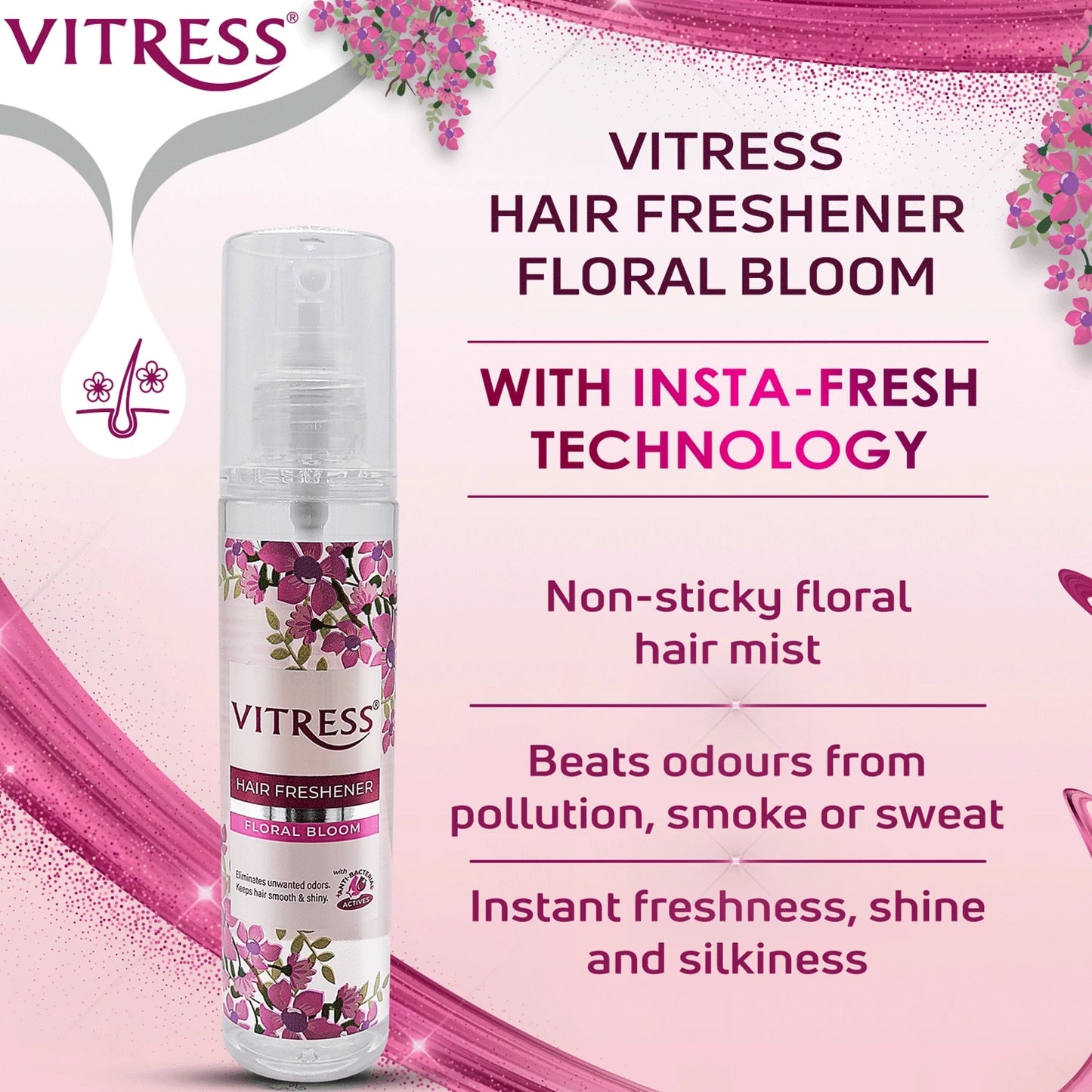 Vitress Hair Freshener Floral Bloom 50ml